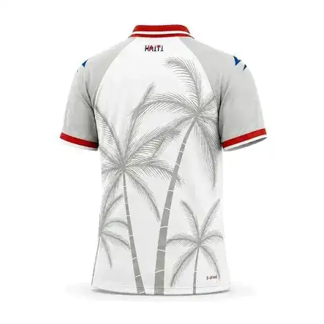 Camiseta Haití visitante Mundial 2026 (espalda)