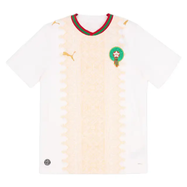 Camiseta Marruecos visitante Mundial 2026